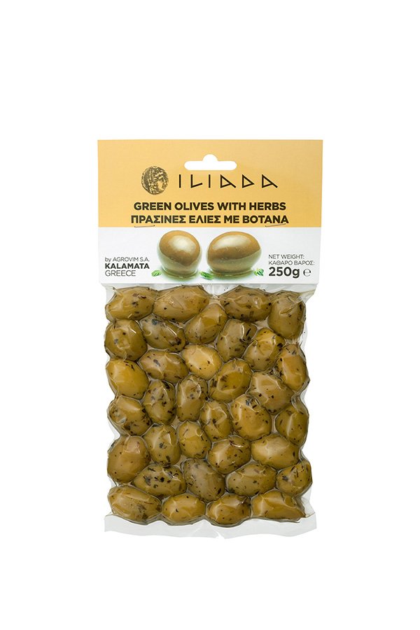 ILIADA Green Olives with Herbs